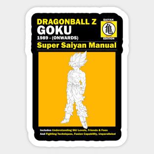 Goku Manual Sticker